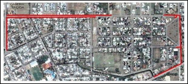 Detalle de la obra ejecutada.