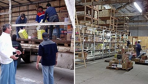 El aprovisionamiento se extendió a lo largo de toda la semana.