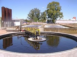 Vista parcial de la planta construida (Prensa Aguas).