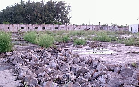 Así estaba el predio al comenzar las tareas.