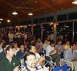 Un momento de la entrega de premios en Santa Fe (Prensa Guaycurúes).