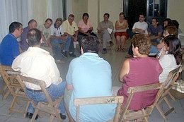 Un momento del encuentro (Prensa municipal).