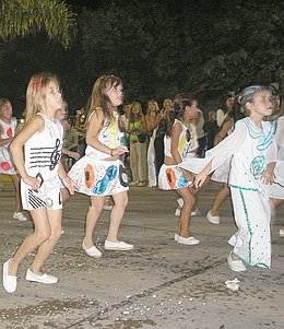 Los más pequeños tienen su espacio en Antifaz y en Pintados Chiquilines (foto).