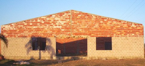 Frente del campo de deportes del gremio (Prensa Soem)
