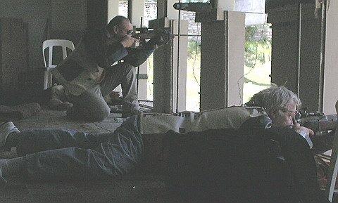 Los deportistas en plena disputa del certamen.