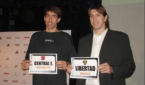 Libertad arranca el miércoles 12. Pelussi y el ex Libertad, Gaby Díaz, en el sorteo de hoy (Clarín).