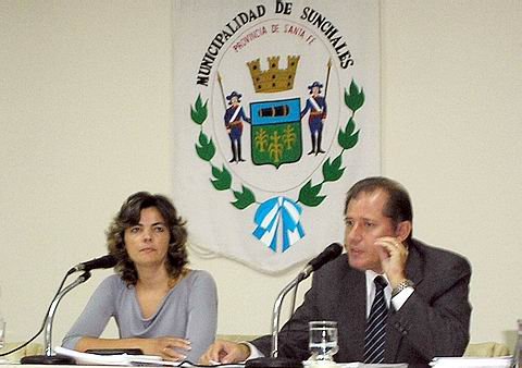 El mandatario, durante su visita al Concejo.