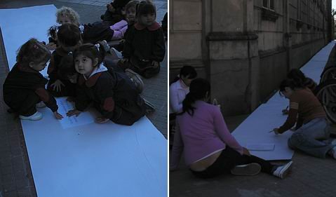 Los más grandes y más chiquitos compartiendo el mismo espacio.