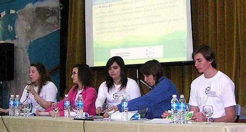 Los alumnos sunchalenses, en Rafaela (Prensa municipalidad).