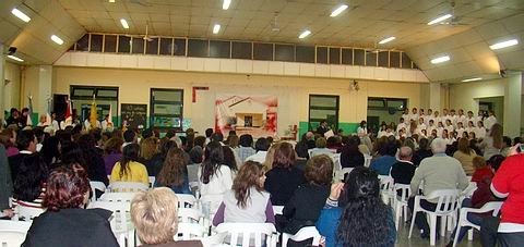 El acto tuvo altos momentos de emoción en todo su desarrollo.