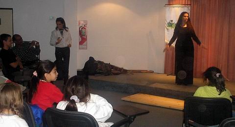 Durante la actividad los más peuqueños tuvieron una gran participación.