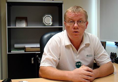 Lambert, en sus últimos días como presidente, la pasada semana.