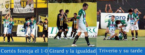 Las emociones del partido, secuenciadas.