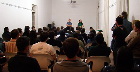 Parte de los vecinos que se hicieron presente el viernes.