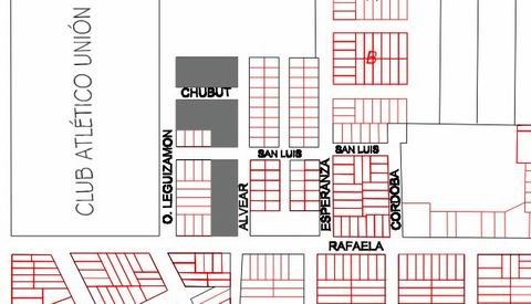 Plano de la nueva ubicación (Prensa municipalidad).