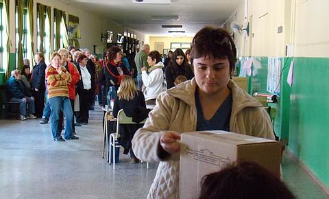 Todo fue tranquilidad en la jornada de votación sunchalense.