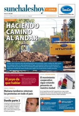 La tapa de la edición que está en la calle.