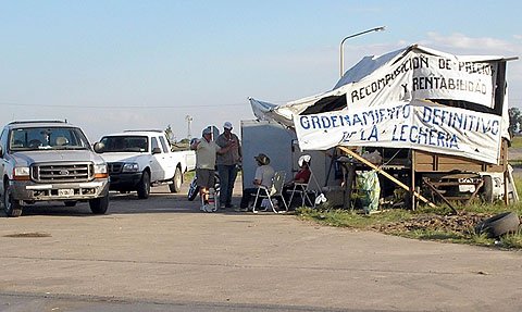Los productores volvieron a la ruta, los reclamos son casi los mismos (Foto: Archivo).