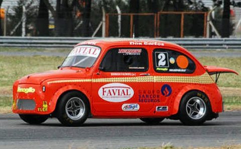 Faudone, en plena competencia (Internet).