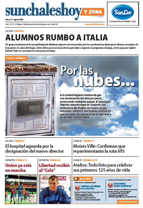 La edición Nº 35 de sunchaleshoy y zona. La edición Nº 35 de sunchaleshoy y zona.