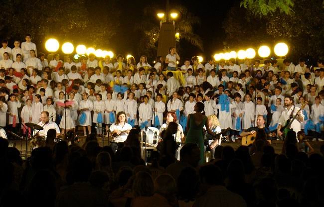 La noche acompañó una experiencia única.