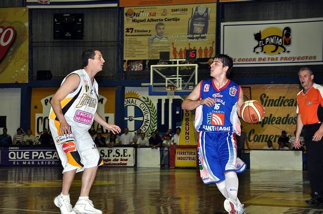 Quimsa no pudo con Libertad. Los Tigres se recuperaron de la derrota anterior (Foto: Nuevo Diario Web).