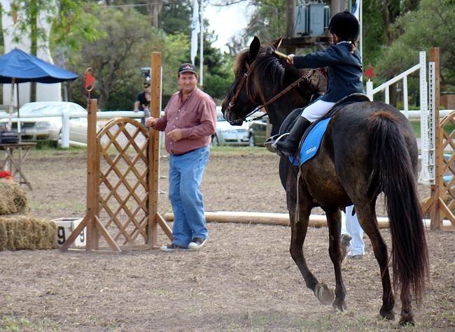Uno de los pequeños en el momento de realizar su prueba. Uno de los pequeños en el momento de realizar su prueba.