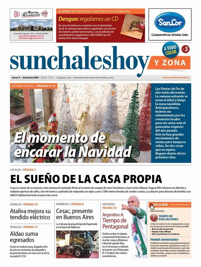 La Tapa de la edición Nº 51 que ya está en la calle.
