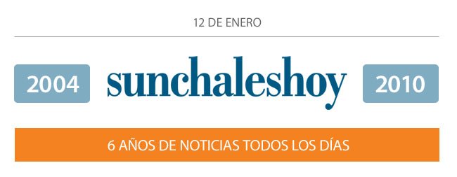 sunchaleshoy, 6 años de noticias todos los días.