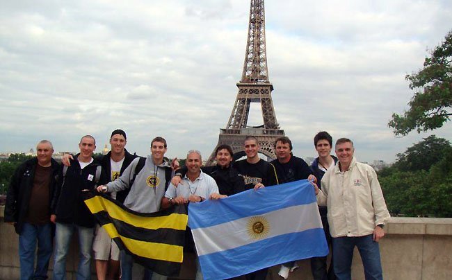 Los Tigres con un fondo inconfundible (Foto: Prensa Libertad).
