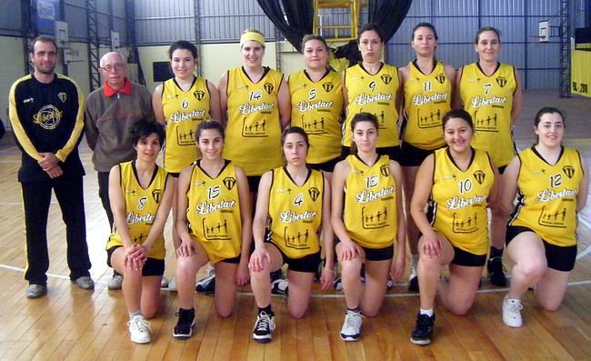 Las chicas del básquet aurinegro (Foto: Prensa Libertad).