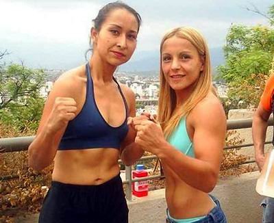 Bopp y Arrazola, antes del combate del año pasado (Foto: Internet).