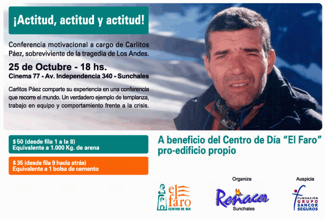 La invitación a la conferencia de Páez. La invitación a la conferencia de Páez.
