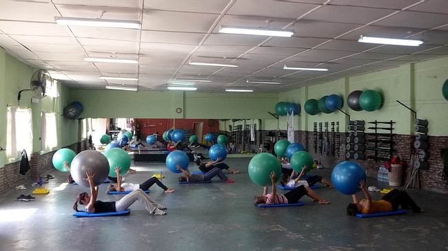 Vista del Estudio Fitness en plena sesión.