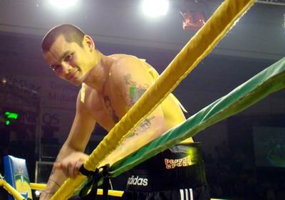 El Chino en su paso por el ring de Libertad (Archivo).