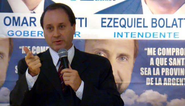 Bolatti650 Ezequiel Bolatti, vencedor de la interna partidaria y también máximo respaldado en la general.
