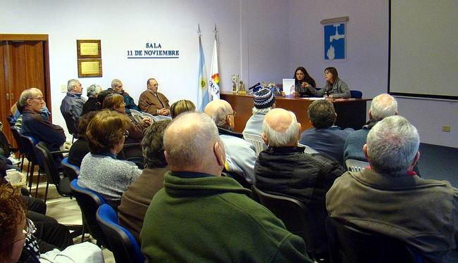 Un momento de la charla del pasado lunes.