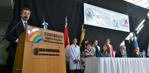 Raúl Colombetti, durante el acto desarrollado el año pasado.