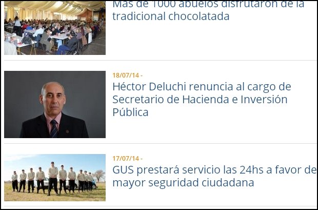 La noticia oficial con la dimisión del Secretaio.