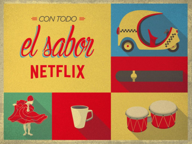 Con esta imagen, Netflix promociona su llegada a Cuba (BBC Mundo).