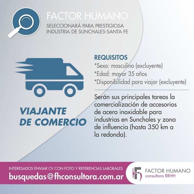 Clasificados - Viajante