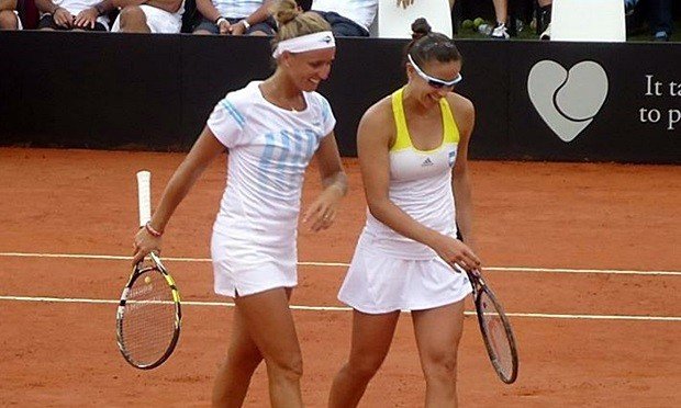 Paula y María Irigoyen, una dupla que se va conociendo y afianzando (Tenistas Argentinas).