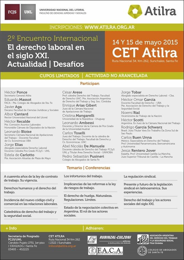 Congreso Derecho Laboral 2015