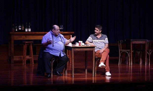 Un momento de la presentación teatral.