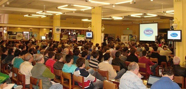 Un momento de la charlas realizadas en Tanti (Prensa SanCor).