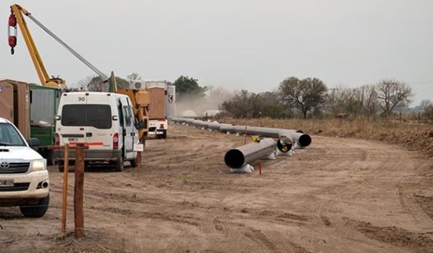 La obra, en la zona de Esperanza (Esperanza diaxdia).
