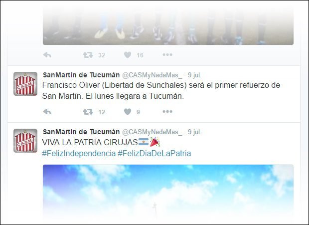 Una de las cuentas de Twitter que sigue la actualidad "Ciruja", ya lo da por confirmado al pase.