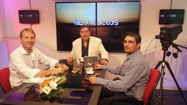 Toselli, en Contactos, ayer por la noche.